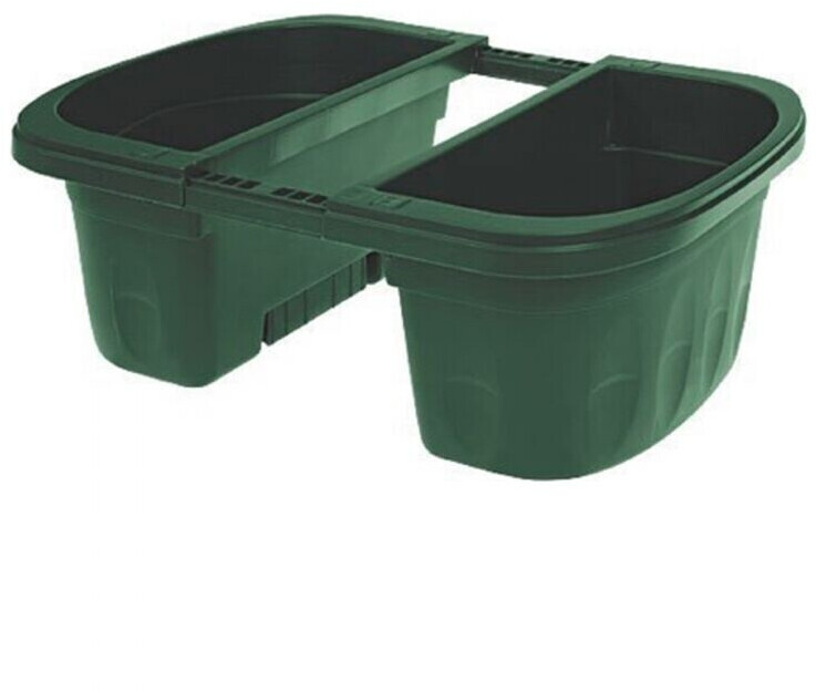 Bama Klunia Doppel-Blumenkasten mit Wasserreservoir, verstellbar,  40x19,8x18,5cm, Grn (30231) ab 27.7  | Vergleiche 1 Angebote auf idealo.de
