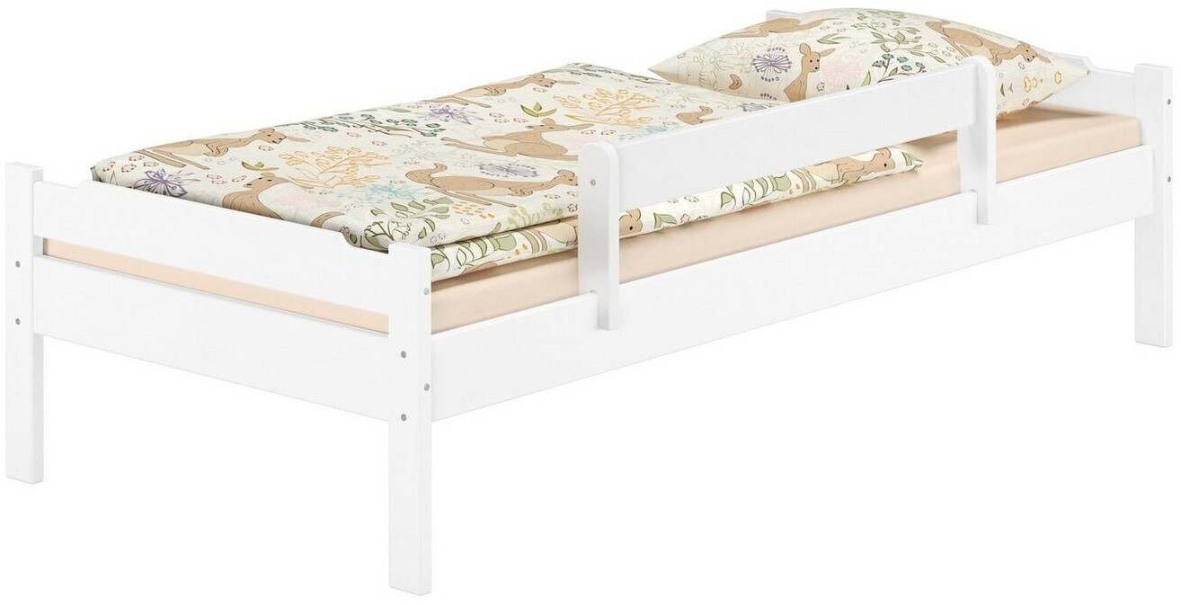 Erst-Holz Einzelbett Futonbett Kiefer massiv weiß 90x200 (60.31-09W) ab ...