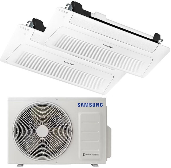 Samsung Windfree Dual-Split 1-Wege-Kassetten-Klimaanlage 2,6+2,6kW (KIT SMSCAS1V99), Bild 2