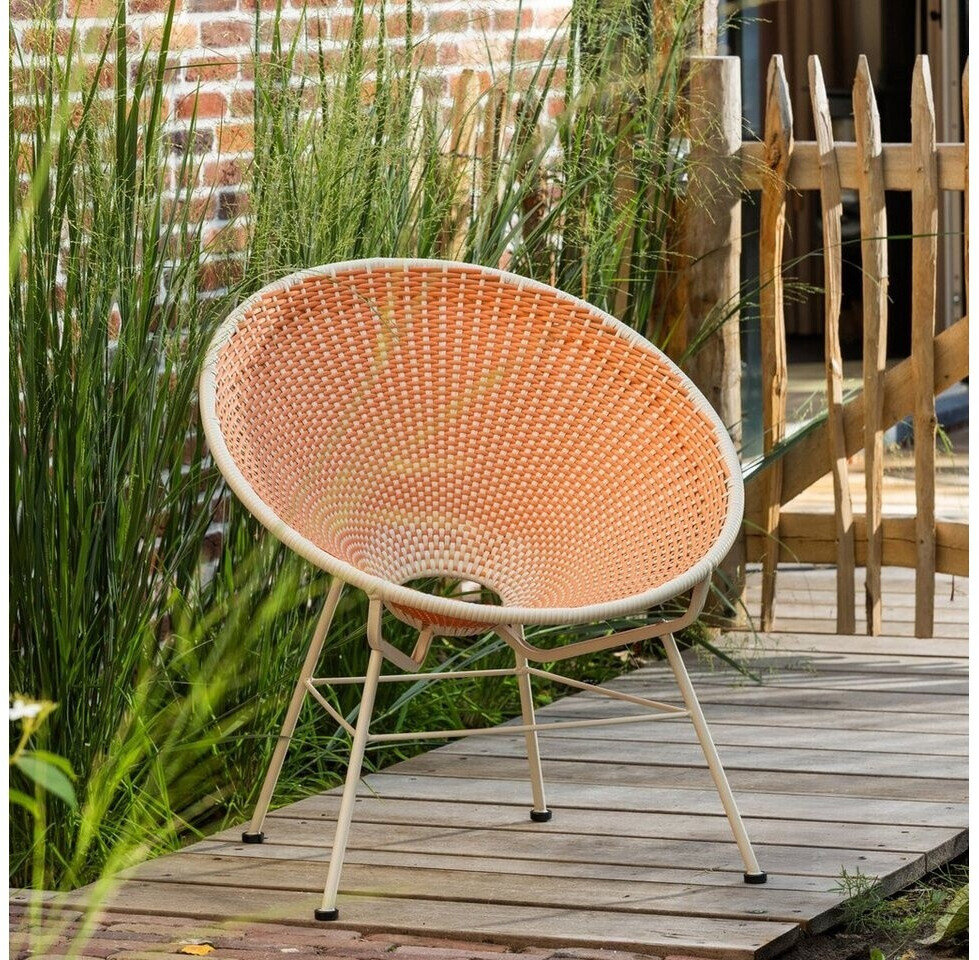 Woood Kazoun Loungesessel PE-Rattan/Metall, Orange, In/Outdoor ab 104,66 € (Oktober 2026)