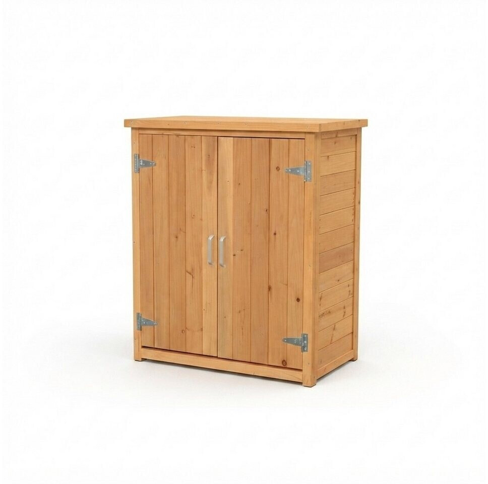 Relaxdays Pflanztisch mit Unterschrank, Holz/Metall, orange, 75x90x40cm ab 99,99 € (Oktober 2026)
