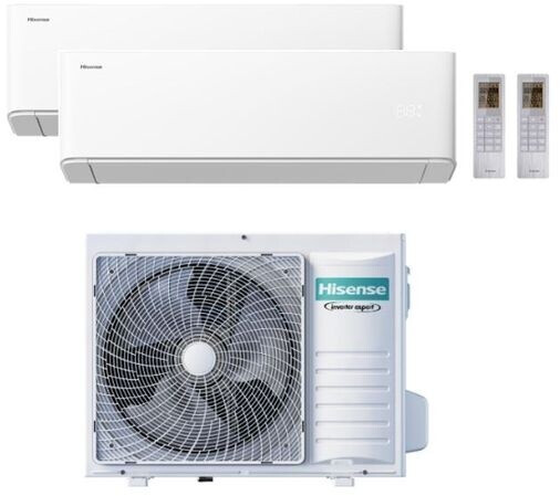 Hisense Uni HB Dual Split 12000+12000 BTU Inverter R-32 Wi-Fi (2AMW52U4RXC), Bild 3
