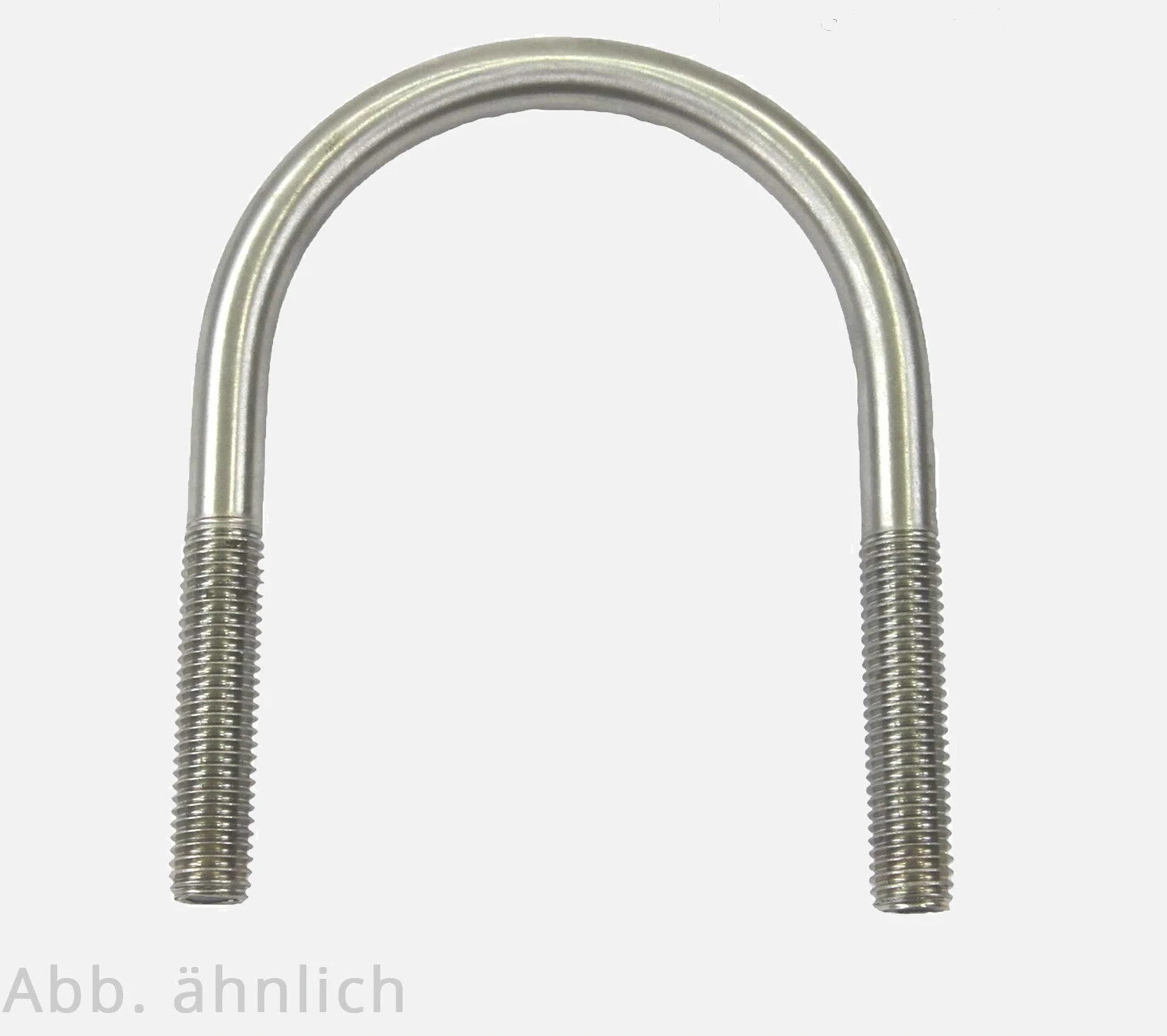 Reyher Rio Reyher Rundstahlbügel Form A, Edelstahl A4, NW 25, M10, 25 Stück (DIN ...