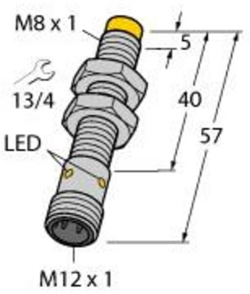 Turck Induktiver Sensor NI4U-EG08-AN6X-H1341 (4600650) ab 84.42 ...