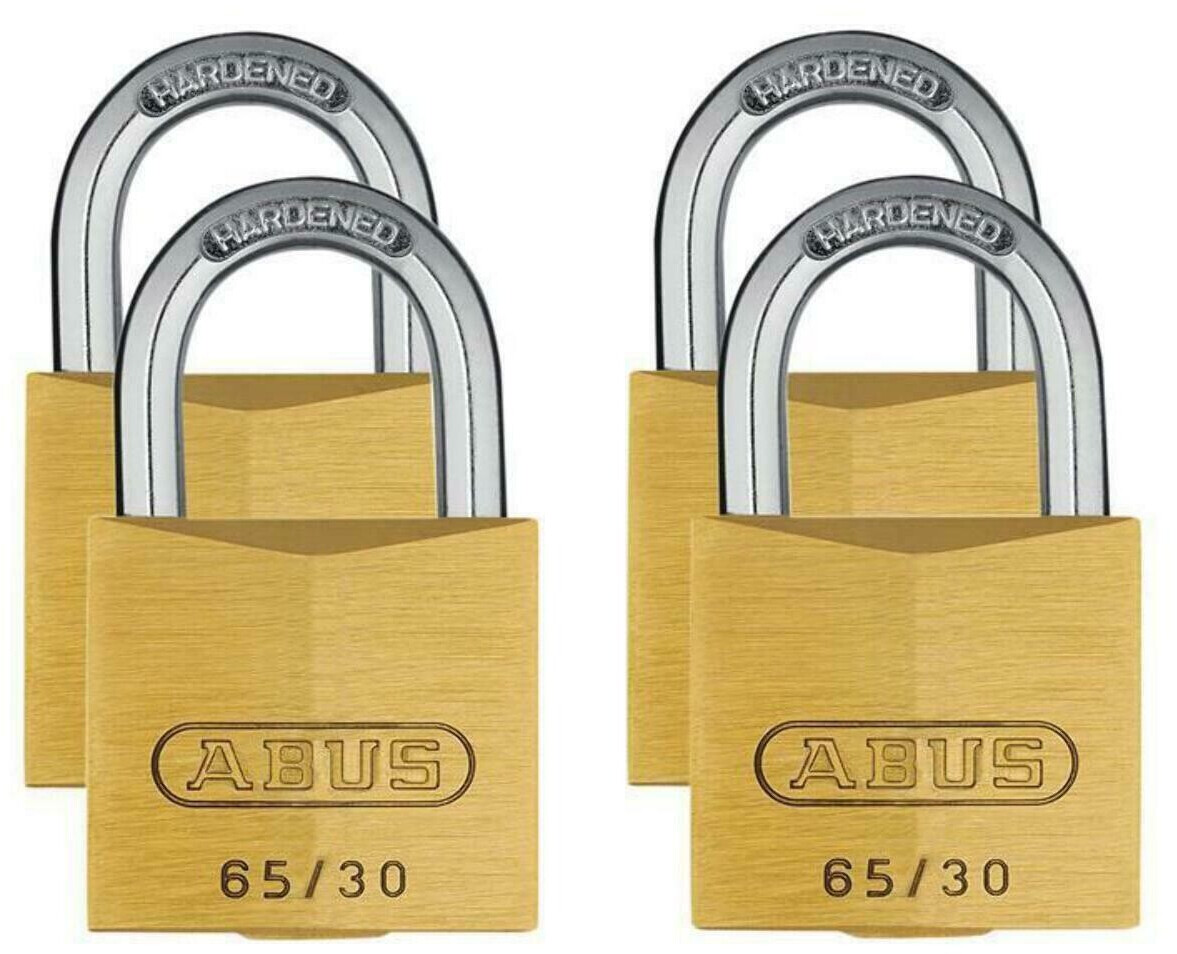 ABUS Zylindervorhangschloss 85/30 GL 30mm Messing gleichschließend ABUS Zylindervorhangschloss 85/30 GL 30mm Messing gleichschließend