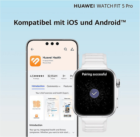 Huawei Watch Fit 5 Pro Black + FreeBuds 7i, Bild 8