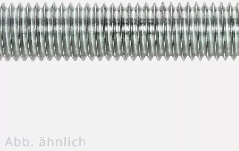 REYHER Gewindebolzen DIN 976-1 Form B M12x150 Stahl galv. verzinkt ...
