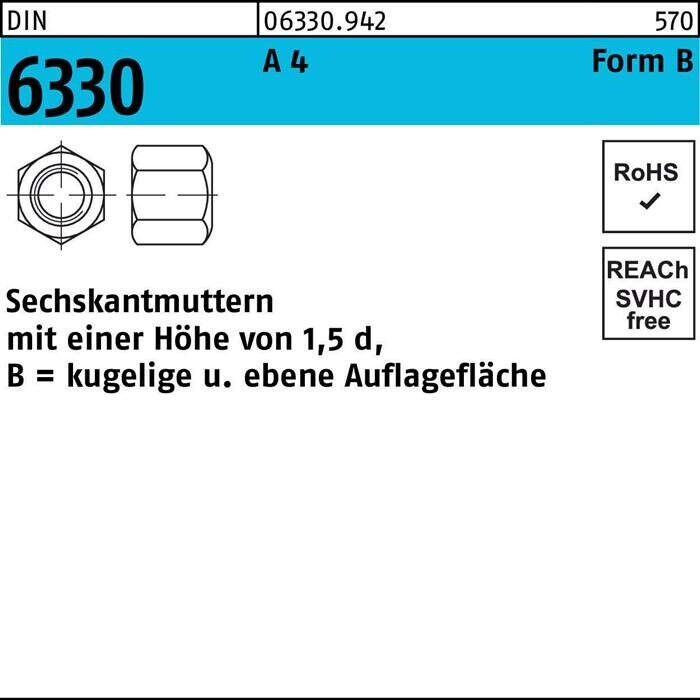 Vis Hexagonale Reyher DIN 7990 – Avec écrou Six Pans – X160 Mm – Galvanisée