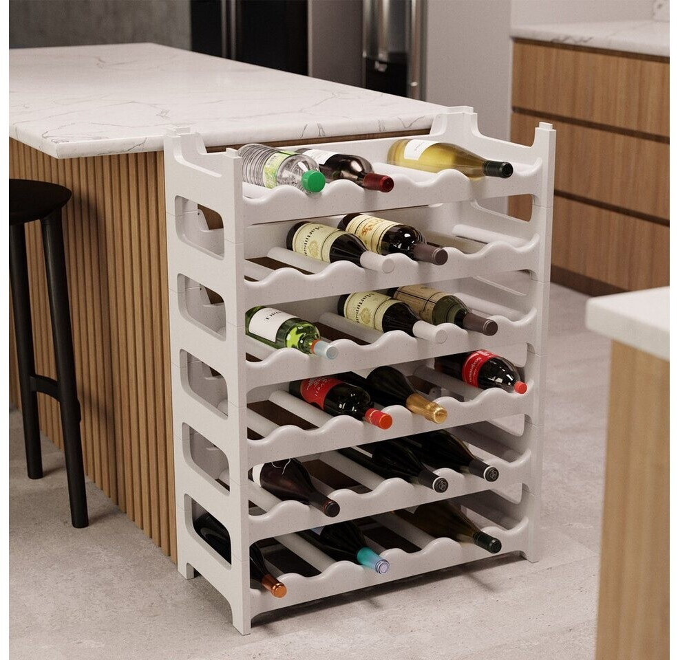 ARTECSIS Weinregal Stapelbar Modular Kunststoff 36 Flaschen Granitgrau (UN487110-6BU) ab 49,90 € (Oktober 2026)
