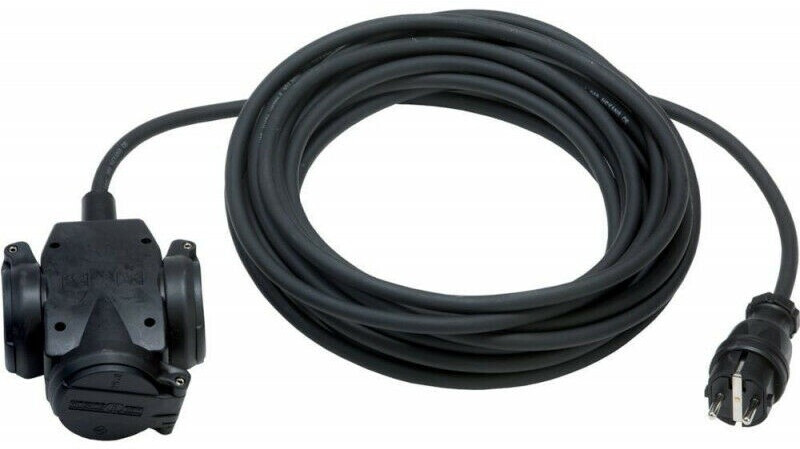 Geräteanschlusskabel 230V/16A IP44 Gummi H07RN-F 3x1,5 mm² mit Vollgu, 26,11