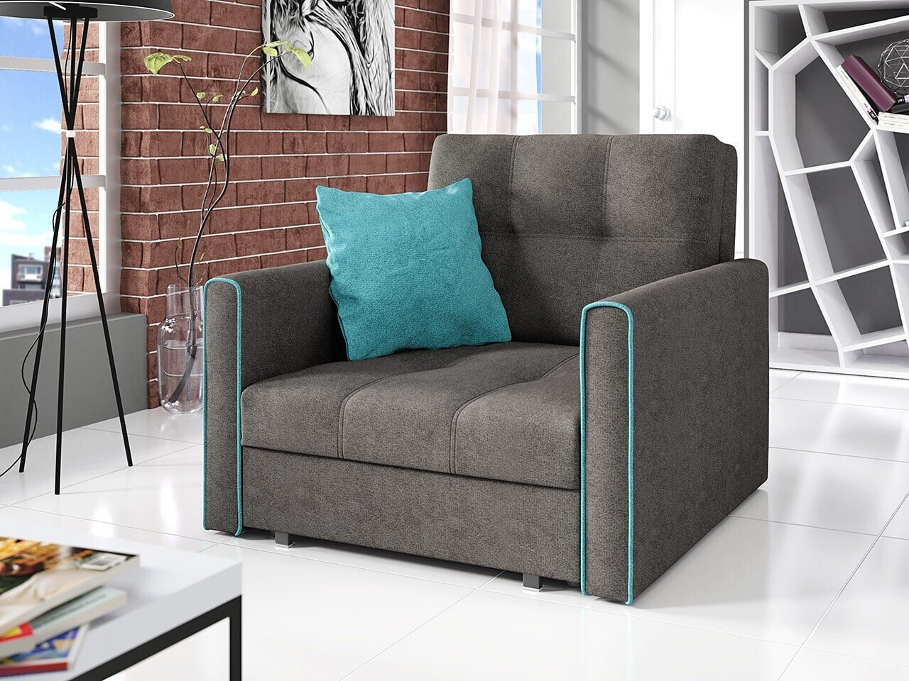 Mirjan24 Viva Bis I Schlafsofa mit Bettkasten, Einsitzer (063-03-00492) ab 329,00 € (Oktober 2026)