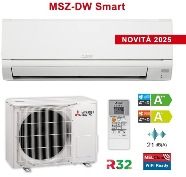 Mitsubishi Electric MSZ-DW25VF/MUZ-DW25VF Klimaanlage Inverter 9000BTU Klasse A++ (MSZDW25VF), Bild 3