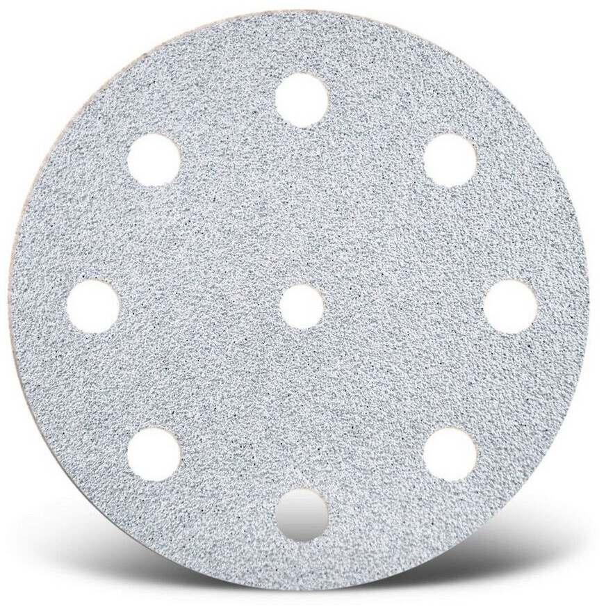 MENZER Red Klett-Schleifscheiben 225 Mm, 6-Loch, K80 – 5 Stück, Normalkorund Für Trockenbauschleifer & Wandschleifer