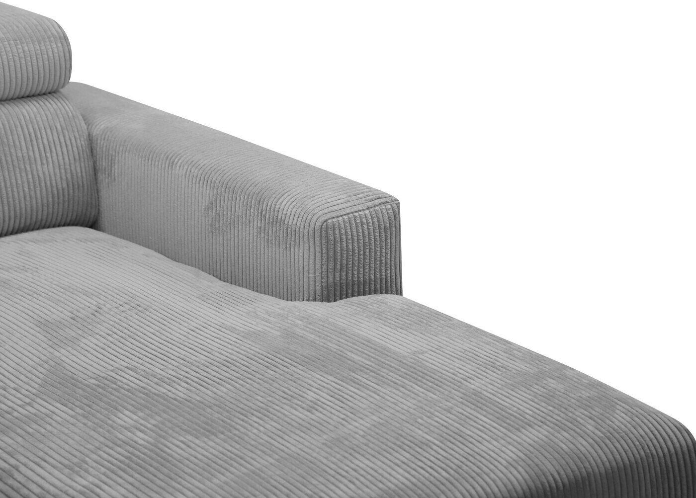 Mirjan24 Milano Premium Cord Ecksofa mit Schlaffunktion & Bettkasten, L ...