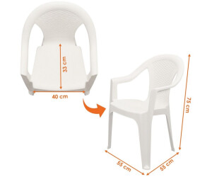 Bistrostühle 2 Stk. Klappbar Braun Poly Rattan und Stahl - Gartenstühle