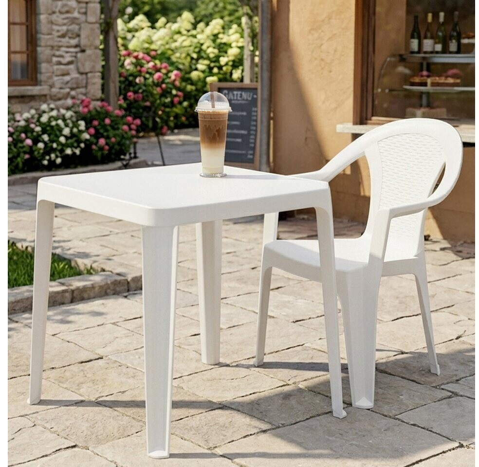 Spetebo Monoblock Stapelstuhl Rattan-Optik Kunststoff (20801) ab 32,95 € (Oktober 2026)