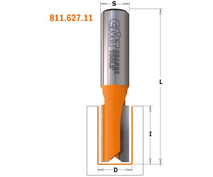 CMT ORANGE TOOLS K911-150 Nutfräser – HW Z2, S=8, D=15×25,4×56 RE, Für Naturholz & Derivate