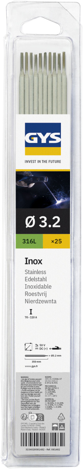 MTC MT-318 Stabelektrode E 19 12 3 Nb R 12 MTC MT-318 Stabelektrode E 19 12 3 Nb R 12