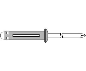 250 x Standard Blindniet Alu/Alu Flachkopf 4,8x25 - Klemmbereich: 15,, 10,18