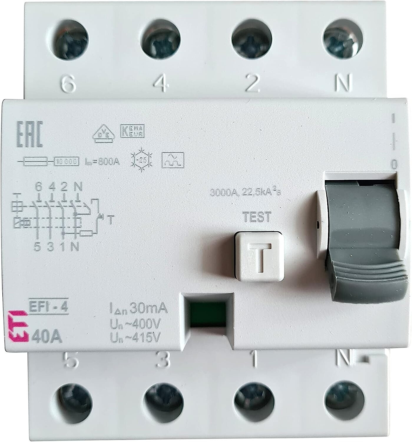 FI-Schalter 4-polig 40 A/0,03 A kaufen bei FI-Schalter 4-polig 40 A/0,03 A kaufen bei
