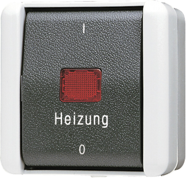 Elektrischer Heizungsschalter 5-polig Drehwahlschalter – Für Heizkörper AC 250V 16A Schwarz Heizungsregler Schalter