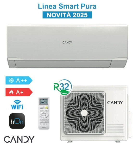 Candy Pura Kit CY18RAIN-A Klimaanlage 18000BTU 4,8KW WiFi A++/A+ Inverter R32 (CY18RAIN-A)