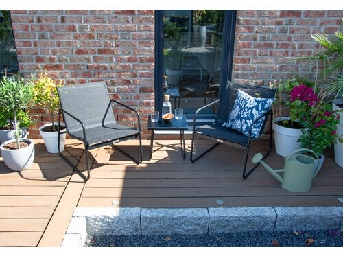 Bellavista Mali Balkonmöbel-Set 2-Sitzer, Stahl, schwarz ab 59,99 € (Oktober 2026)
