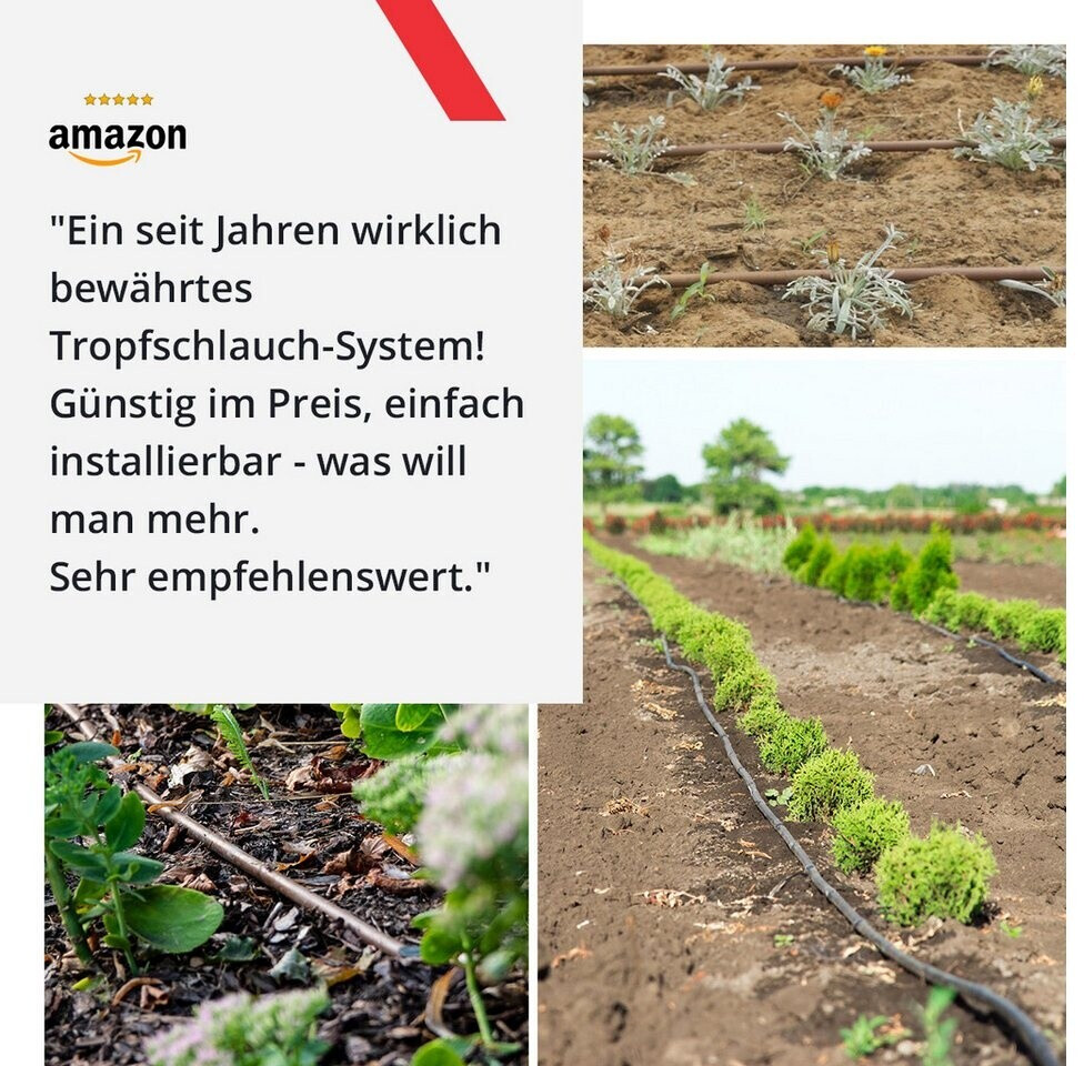 Holzbrink Tropfbewsserungssystem fr Thuja-Hecken, 25m Tropfschlauch  Advanced 16mm, 100m Verlegerohr (SW10749.71) ab 79,93  inkl. Versand |  Vergleiche 3 Angebote auf idealo.de