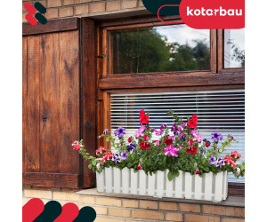 Kotarbau Blumenkasten Rechteckig Kunststoff Wei 58x18x16cm ab 34.3  |  Vergleiche 2 Angebote auf idealo.de