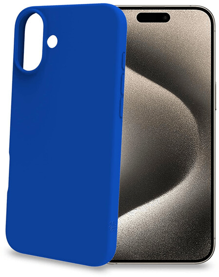 Celly Handyhülle Apple iPhone 16 Plus Chrome Cover Blau