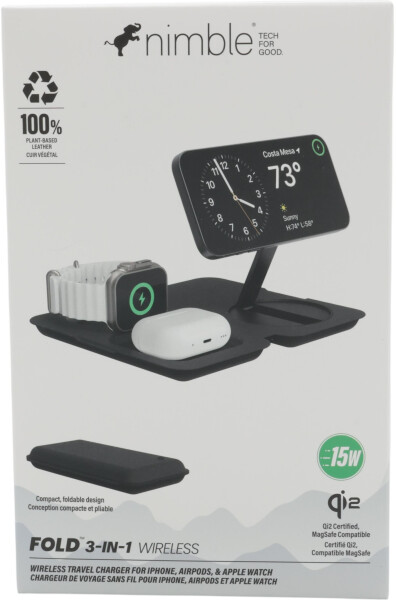 Nimble FOLD 3-in-1 Wireless Charger