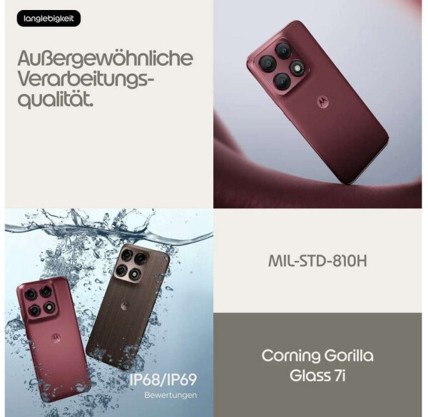 Motorola Edge 70 Pro 8GB 256GB Pantone Zinfandel, Bild 8