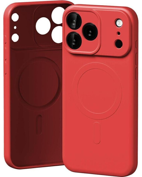 Mercury Hülle Apple iPhone 17 Pro Max Semi Silicone MagSafe Rot