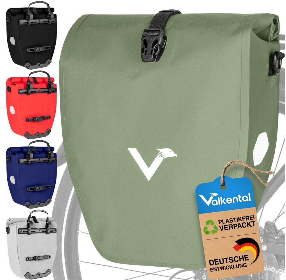 Valkental Fahrradtasche 20L grn ab 34.99  | Vergleiche 3 Angebote auf  idealo.de
