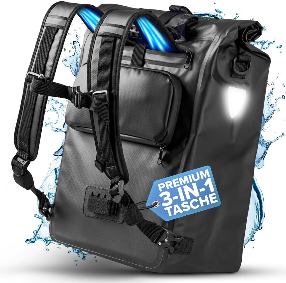 Bchel 3in1 Fahrradtasche Dress Blues ab 39.64  | Vergleiche 5 Angebote  auf idealo.de