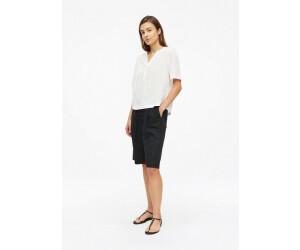 s.Oliver Strukturierte Viskosemix-Bluse mit Raffung weiß 2179125.0100 ...