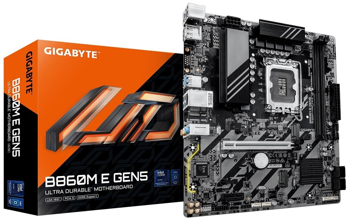 GigaByte B860M E Gen5 ab 118.49 € | Vergleiche 4 Angebote auf idealo.de