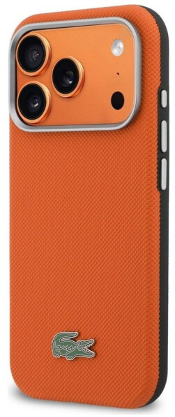 Lacoste Hülle iPhone 17 Pro Max Semi Wrap Petit Pique MagSafe Orange, Bild 2