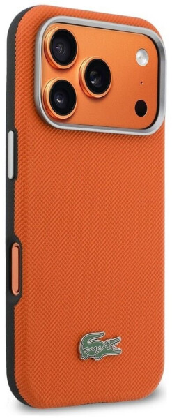 Lacoste Hülle iPhone 17 Pro Max Semi Wrap Petit Pique MagSafe Orange, Bild 4