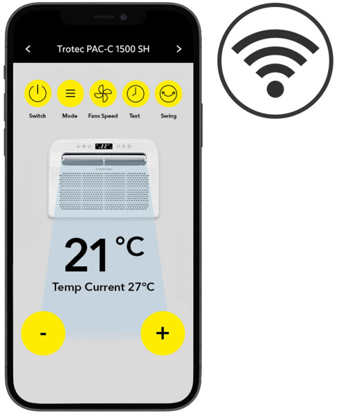 Trotec PAC-C 1500 SH WiFi, Bild 9