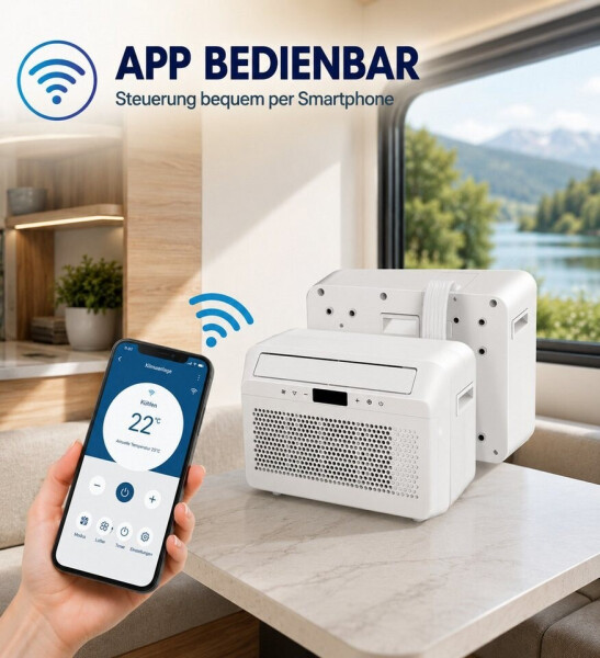 FM SOLAR WiFi 5000BTU mobil (NR-05C-W 18255), Bild 2