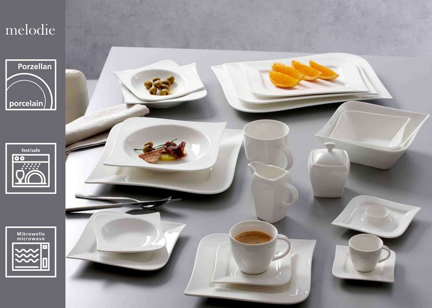 Ritzenhoff & Breker Via By R&B Geschirr-Serie Melodie Material Milch&Zucker Set 2 tlg. Melodie ab 7,29 € (Oktober 2026)