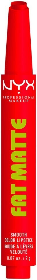 NYX Fat Matte Smooth Color Lipstick (2g) 15 Fuzzy Flame ab 7,99 ...