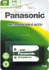 Panasonic Rechargeable Power 9V P22P/1BC