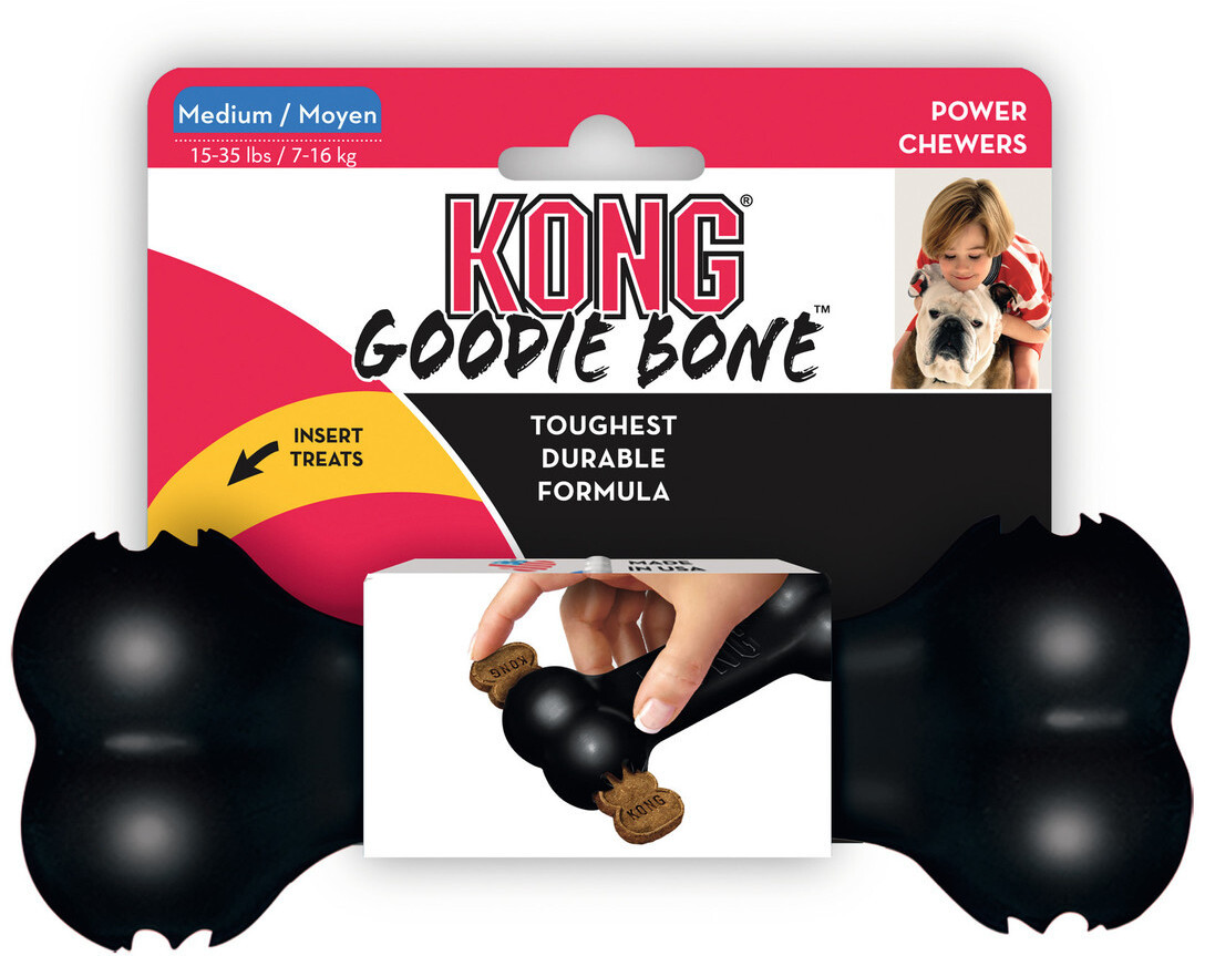 Kong Goodie Bone L Black