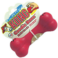 Photos - Dog Toy KONG Pet Toys  Goodie Bone M Red 