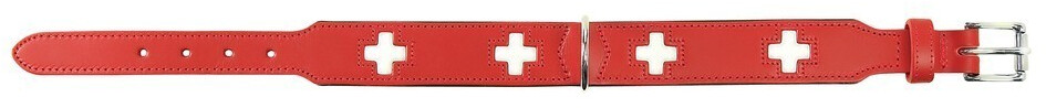 HUNTER Collier pour chien Swiss 75 dog collar Red Black HUNTER Collier pour chien Swiss 75 dog collar Red Black