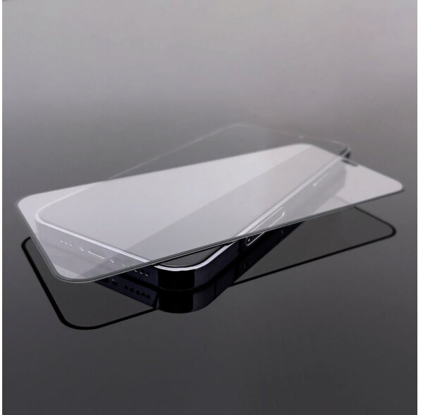 Wozinsky uper Durable Full Glue Tempered Glass Full Screen Protector Frame Case Friendly iPhone 16e / 14 / 13 Pro / iPhone 13 Black