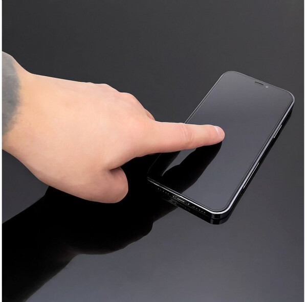 Wozinsky uper Durable Full Glue Tempered Glass Full Screen Protector Frame Case Friendly iPhone 16e / 14 / 13 Pro / iPhone 13 Black, Bild 10