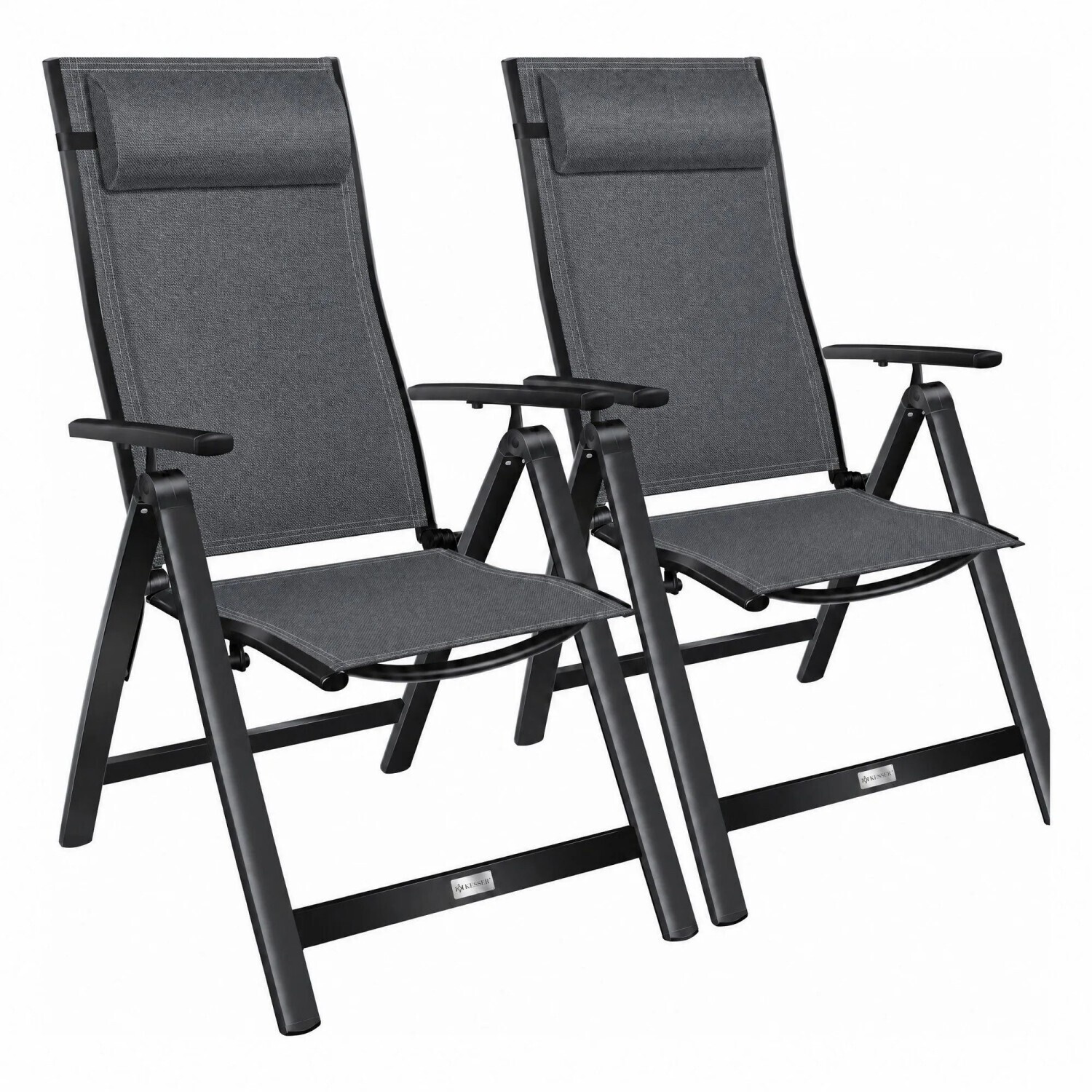 Kesser Hochlehner Klappstuhl mit Armlehnen Aluminium Anthrazit (26260_mfn) ab 152,83 € (Oktober 2026)